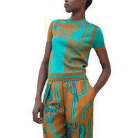 HERMES T-Shirts Women's Green
