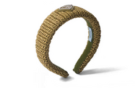 PRADA Triangle logo Crochet Headband