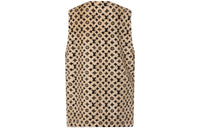 LOUIS VUITTON Sleeveless Monogram Mink Jacket