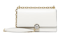 MIU MIU Calfskin Crossbody Bag Shoulder Bag Women's White