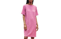 HERMES Short-Sleeved Dresses Women's Pink
