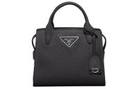 PRADA Saffiano Leather Handbag Medium Size Women's