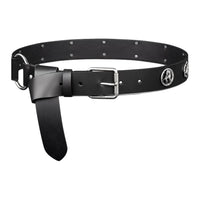 DIOR Cow Leather Leather Belts Women's Black 3CM