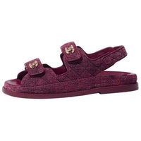 CHANEL Strap Sandals Women's Pink