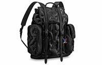 LOUIS VUITTON Christopher Backpack Monogram Puffer Black