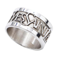 SAINT LAURENT Pre-Owned Logo-embossed Ring