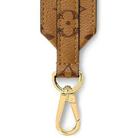LOUIS VUITTON Bandoulière Coated Canvas Bag Strap Women's Brown