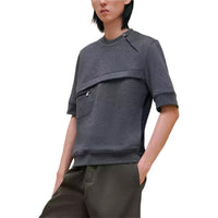 HERMES T-Shirt Men's Charcoal Gray