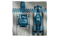 HERMES Silk Scarves Women's Blue