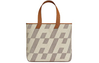 HERMES Cabas H En Biais 40 Bag Feu/Framboise/Nata