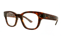CELINE Acetate Irregular Shape Eyeglass Frames Men's Tortoiseshell