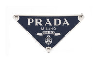 PRADA Enamel Steel Buckle Men's Blue