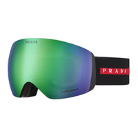 PRADA Irregular/Polygonal Glasses Men's Black
