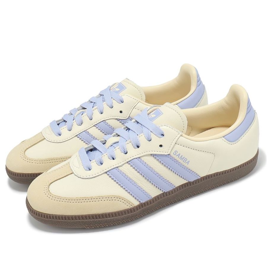 (WMNS) adidas Samba OG 'Cream White Violet' JI2678