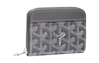 GOYARD MATIGNON Canvas With Leather Wallet Coin Purse Mini Women's Gray