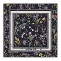 DIOR Silk Silk Scarves Women's Multicolor