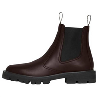 CELINE Margaret Short Chelsea Boots Women's Dark Brown
