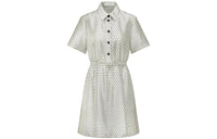DIOR Short-Sleeved Dresses Women's White