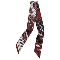 HERMES Mulberry Silk Silk Scarves Women's Burgundy