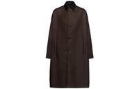 PRADA Coats Men Brown