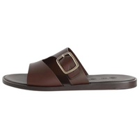Loro Piana Slide Slippers Men's Brown