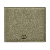 DIOR Grained Calfskin Wallet Men's Green