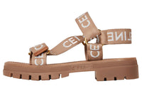 CELINE Beach Sandals Women's Brown