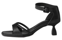 HERMES Gemma One-Strap Sandals 5.5cm Women's Black
