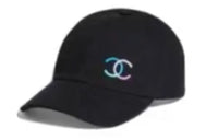 CHANEL Baseball Caps Unisex Black