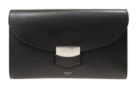 CELINE Goatskin Clutch Regular Women's Black