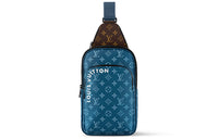 LOUIS VUITTON Avenue Canvas Crossbody Bag Shoulder Bag Men's Atlantic Blue