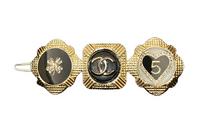 CHANEL Hair Clips Women's Gold