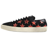 SAINT LAURENT SLP Low-Top Stylish Skateboarding Shoes Women's Black Vintage Version