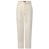 LOUIS VUITTON Damoflage Jacquard Denim Skate Pants