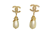 CHANEL Earrings Women's Gold