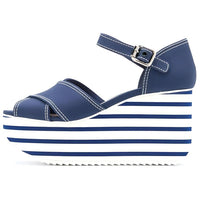 MIU MIU Strap Sandals Women's Blue