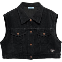 PRADA Corduroy Denim Vest
