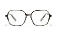 CHANEL Eyeglass Frames Unisex Light Gray