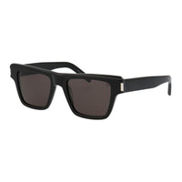 SAINT LAURENT Acetate Square Sunglasses Men's Black