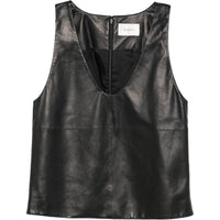 SAINT LAURENT Leather Top