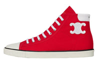 CELINE High Top Stylish Skateboarding Shoes Women's Bright Red