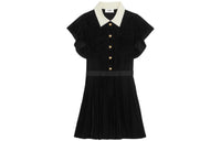 CELINE Short-Sleeved Dresses Women's Black