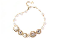 CHANEL Accessories Necklaces Women's Gold/White