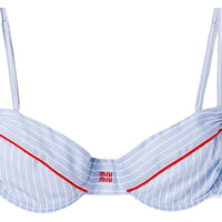 MIU MIU Stripe print Bra