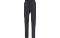 PRADA Logo Patch Straight Leg Tailored Pants