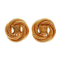 CELINE Gold-Plated Earrings Women's Gold