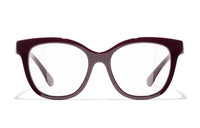 CHANEL Eyeglass Frames Women's Purple