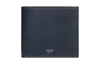 CELINE Shiny Calfskin Wallet Men's Midnight Blue
