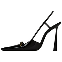 SAINT LAURENT Jacqueline Slim Heel High Heels 11cm Women's Black