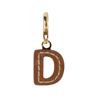MIU MIU Leather Charms / Pendants Unisex Brown